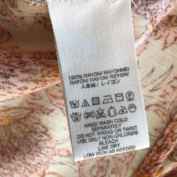 Free People Lady Luck Boho Tunic Ivory Combo M - Picture 10 of 16